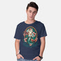 Mermaid Cat Tattoo-Mens-Basic-Tee-NemiMakeit