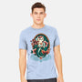 Mermaid Cat Tattoo-Mens-Heavyweight-Tee-NemiMakeit