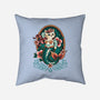 Mermaid Cat Tattoo-None-Removable Cover w Insert-Throw Pillow-NemiMakeit
