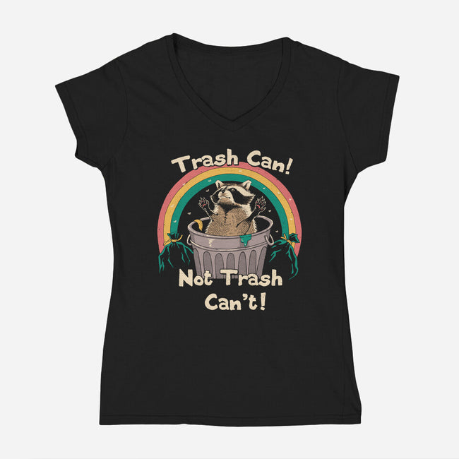 Trash Talker-Womens-V-Neck-Tee-vp021