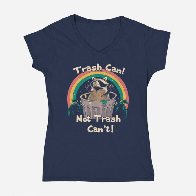 Trash Talker-Womens-V-Neck-Tee-vp021