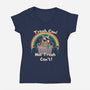 Trash Talker-Womens-V-Neck-Tee-vp021