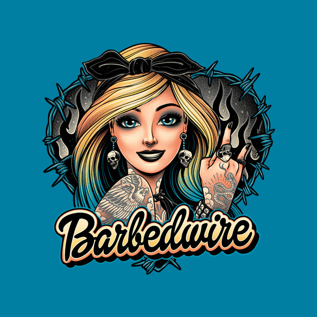 Hello Barbedwire-None-Removable Cover w Insert-Throw Pillow-momma_gorilla