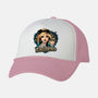 Hello Barbedwire-Unisex-Trucker-Hat-momma_gorilla