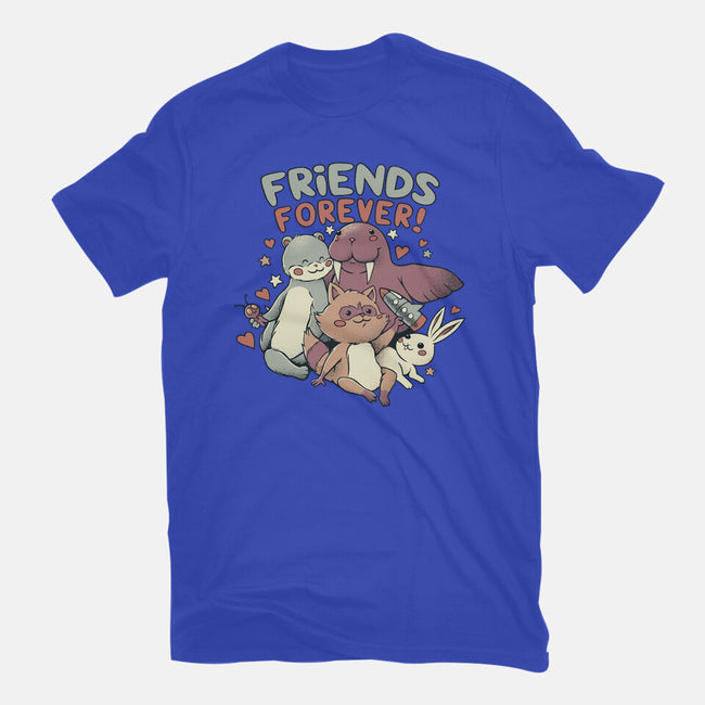Galaxy Friends-Womens-Basic-Tee-tobefonseca