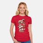 Skull Bros-Womens-Fitted-Tee-Ca Mask