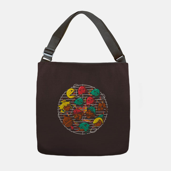 Retro Gamer's Grill-None-Adjustable Tote-Bag-krisren28