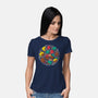 Retro Gamer's Grill-Womens-Basic-Tee-krisren28