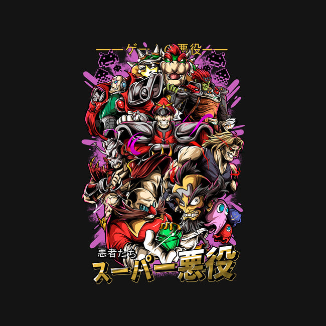 Retro Villains-Womens-Basic-Tee-Conjura Geek