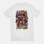 Retro Villains-Womens-Basic-Tee-Conjura Geek