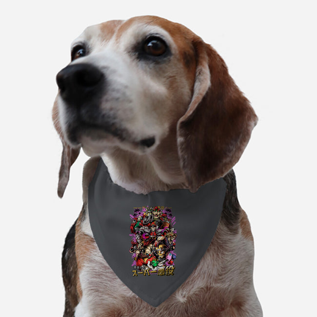 Retro Villains-Dog-Adjustable-Pet Collar-Conjura Geek