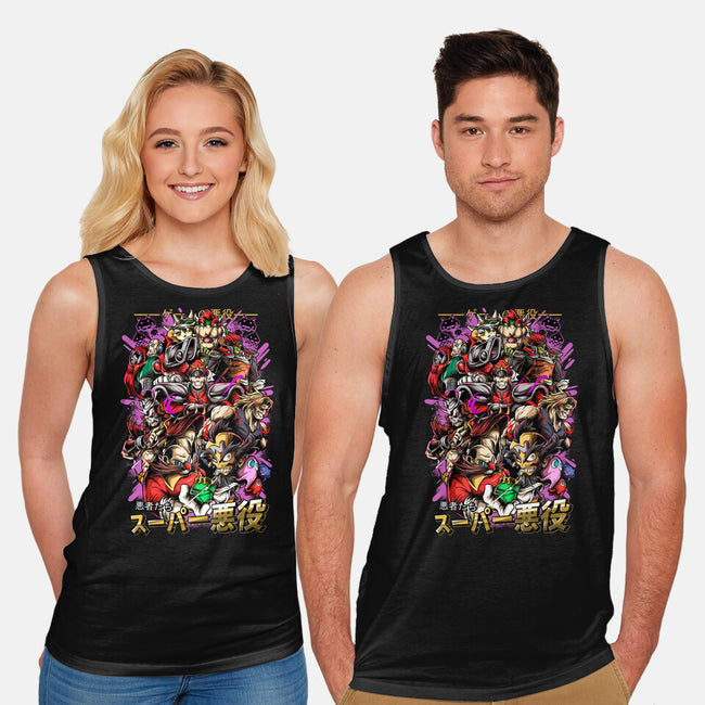 Retro Villains-Unisex-Basic-Tank-Conjura Geek