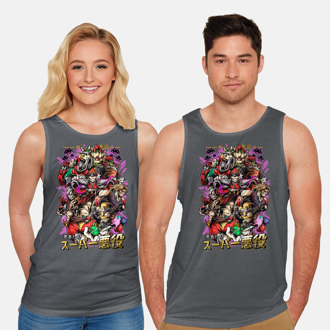 Retro Villains-Unisex-Basic-Tank-Conjura Geek