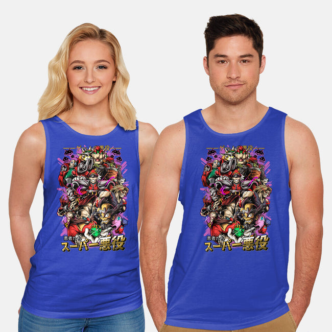 Retro Villains-Unisex-Basic-Tank-Conjura Geek