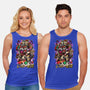 Retro Villains-Unisex-Basic-Tank-Conjura Geek