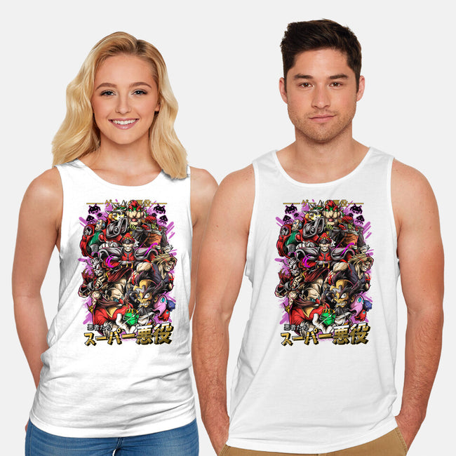 Retro Villains-Unisex-Basic-Tank-Conjura Geek