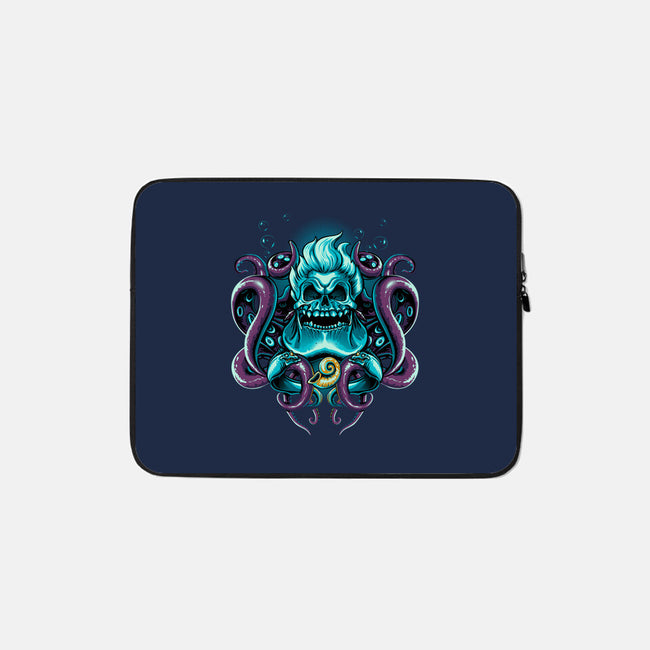 SeaWitch Skull-None-Zippered-Laptop Sleeve-daobiwan