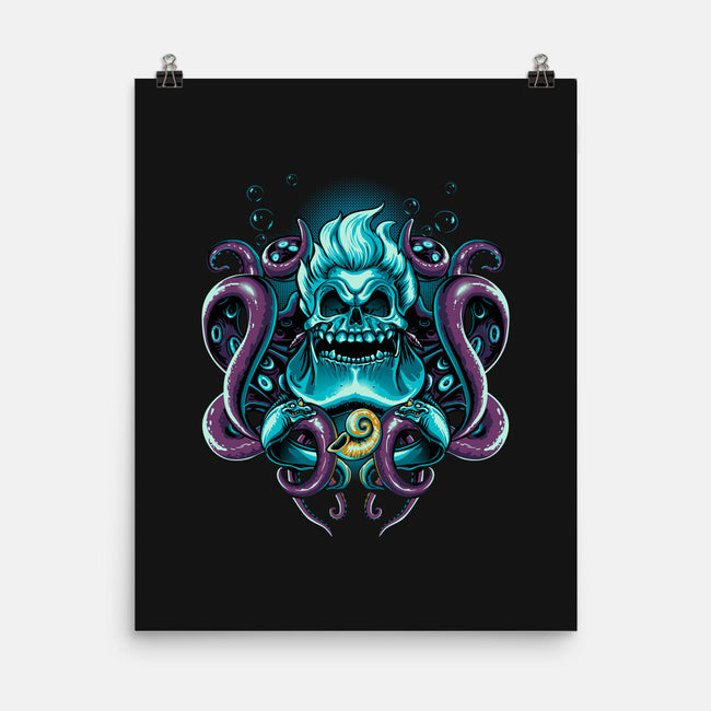 SeaWitch Skull-None-Matte-Poster-daobiwan