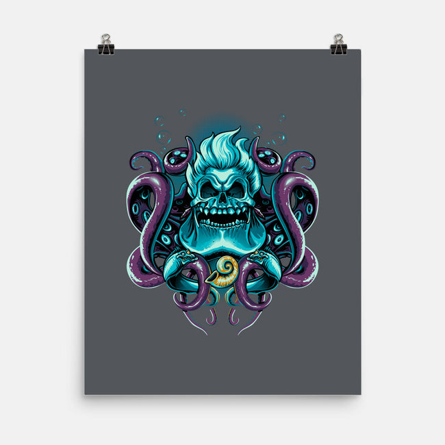 SeaWitch Skull-None-Matte-Poster-daobiwan