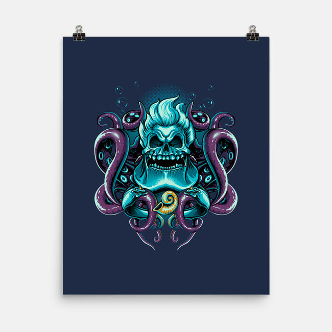 SeaWitch Skull-None-Matte-Poster-daobiwan