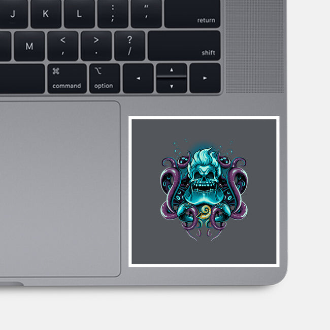 SeaWitch Skull-None-Glossy-Sticker-daobiwan