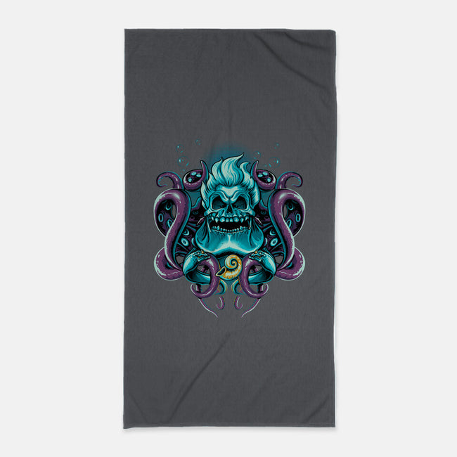 SeaWitch Skull-None-Beach-Towel-daobiwan