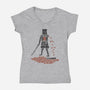 Tis But Some Text-Womens-V-Neck-Tee-kg07