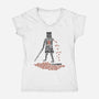 Tis But Some Text-Womens-V-Neck-Tee-kg07