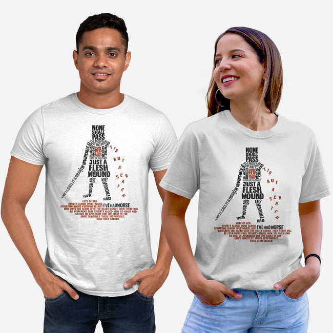 Tis But Some Text-Unisex-Basic-Tee-kg07