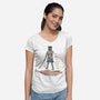 Tis But Some Text-Womens-V-Neck-Tee-kg07