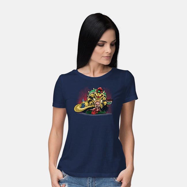 Bowser The Hutt-Womens-Basic-Tee-zascanauta