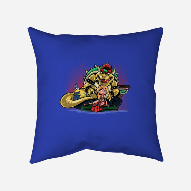 Bowser The Hutt-None-Removable Cover-Throw Pillow-zascanauta