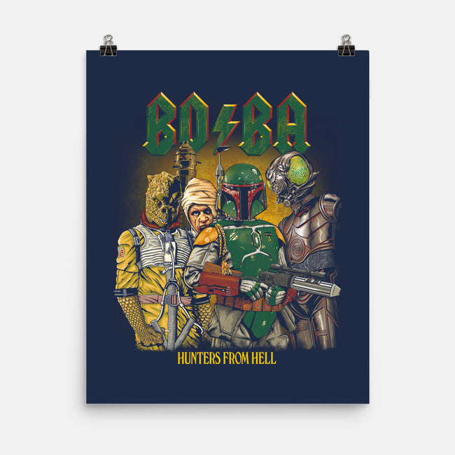 Hunters From Hell-None-Matte-Poster-CappO
