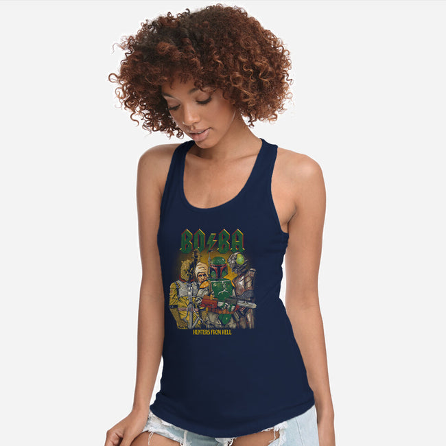Hunters From Hell-Womens-Racerback-Tank-CappO