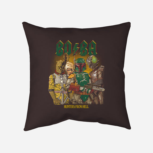 Hunters From Hell-None-Removable Cover w Insert-Throw Pillow-CappO