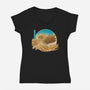 The Great Wave Off Arrakis-Womens-V-Neck-Tee-Getsousa!