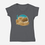 The Great Wave Off Arrakis-Womens-V-Neck-Tee-Getsousa!