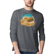 The Great Wave Off Arrakis-Mens-Long Sleeved-Tee-Getsousa!