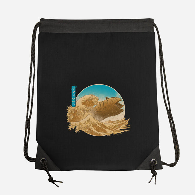 The Great Wave Off Arrakis-None-Drawstring-Bag-Getsousa!
