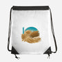 The Great Wave Off Arrakis-None-Drawstring-Bag-Getsousa!
