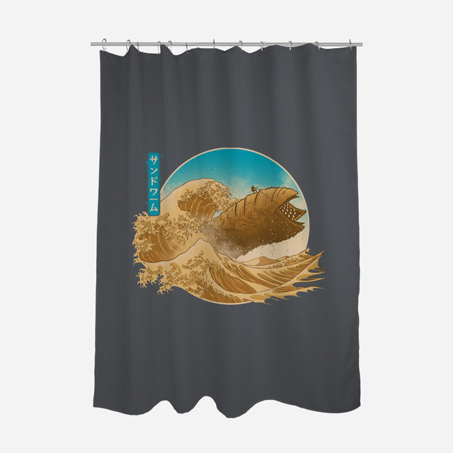 The Great Wave Off Arrakis-None-Polyester-Shower Curtain-Getsousa!