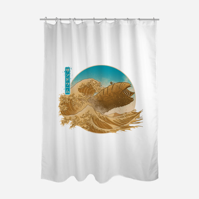 The Great Wave Off Arrakis-None-Polyester-Shower Curtain-Getsousa!