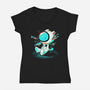 Umi No Uta-Womens-V-Neck-Tee-naomori