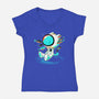 Umi No Uta-Womens-V-Neck-Tee-naomori