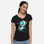 Umi No Uta-Womens-V-Neck-Tee-naomori
