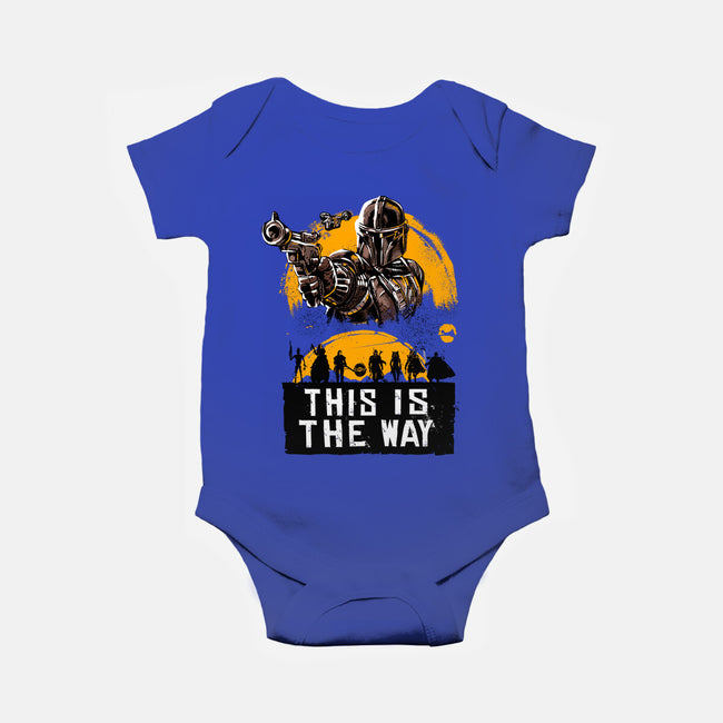 The Only Way-Baby-Basic-Onesie-Knegosfield