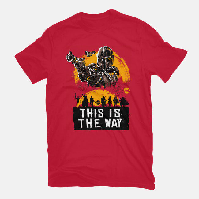 The Only Way-Mens-Heavyweight-Tee-Knegosfield
