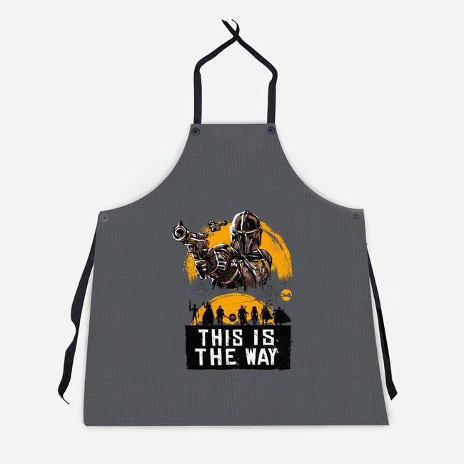 The Only Way-Unisex-Kitchen-Apron-Knegosfield