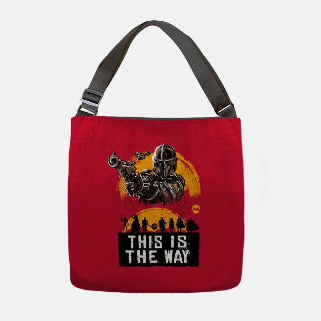The Only Way-None-Adjustable Tote-Bag-Knegosfield