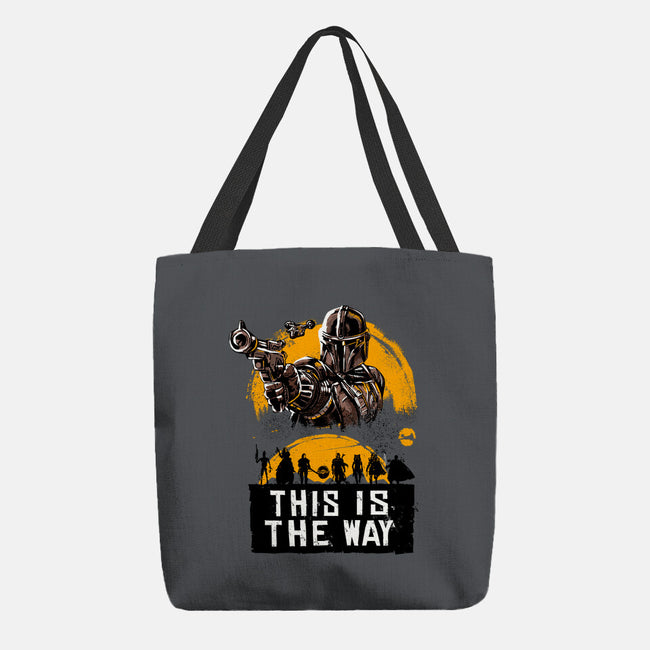 The Only Way-None-Basic Tote-Bag-Knegosfield